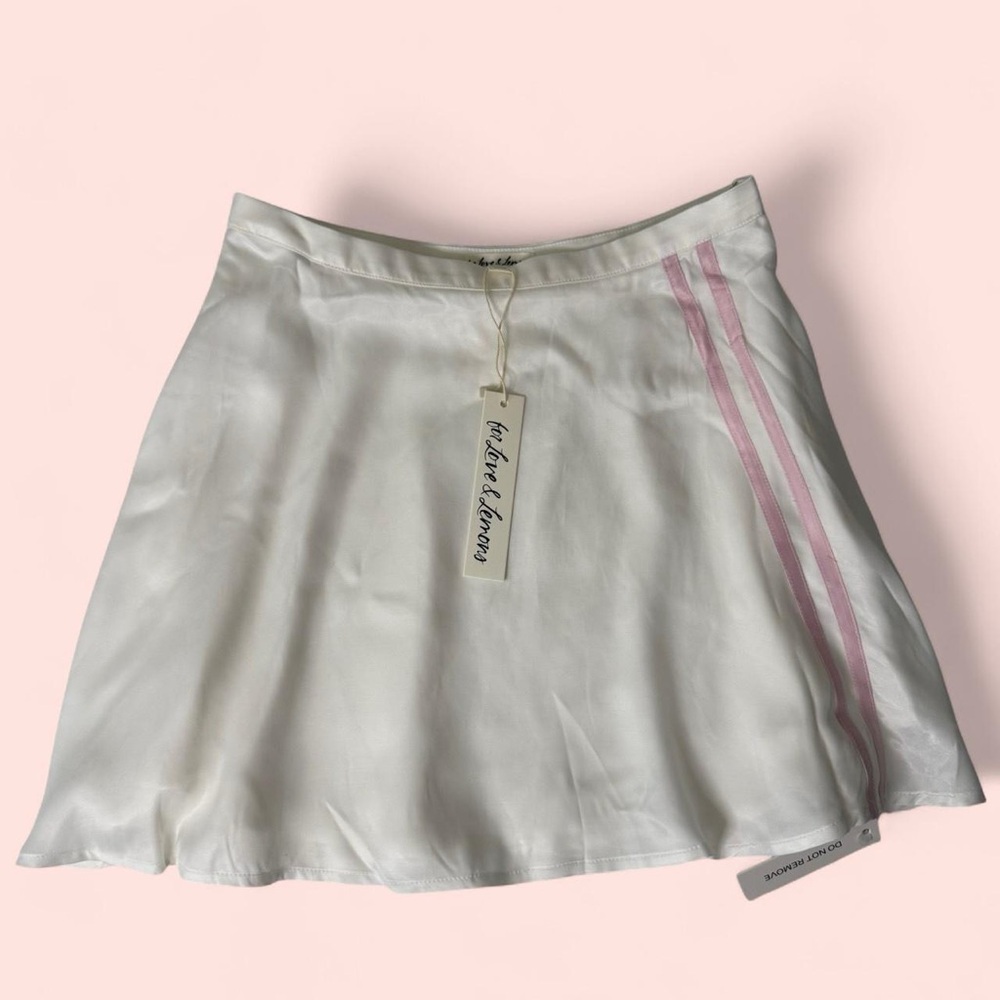 White and Pink Skirt by For Love & Lemons